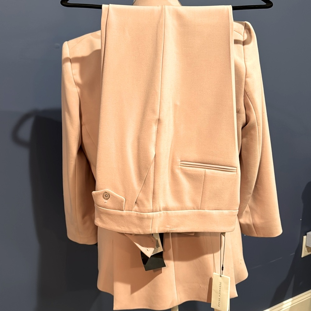 NWT Veronica Beard light pink trousers
